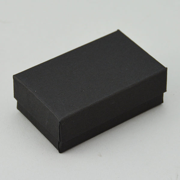 Matte black Cotton Filled Jewelry Boxes | Jewelry Packaging Box